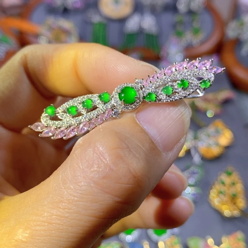 【闪购商品】银S925镶嵌把件翡翠