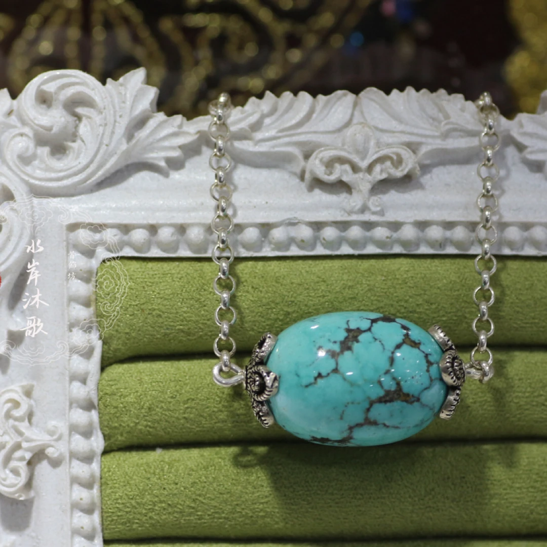 链子足银 旭日原创设计蒙古元素手工纯银项链锁骨链680 780