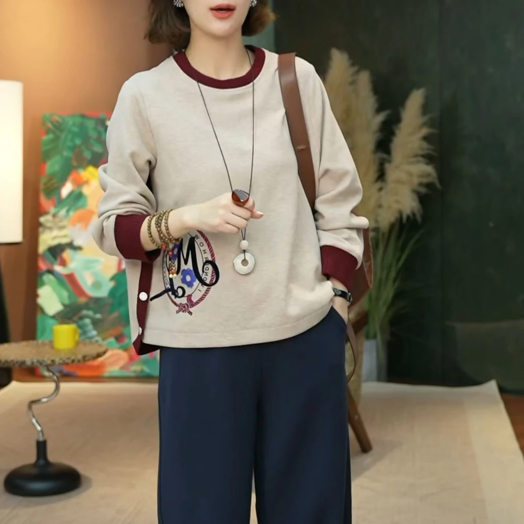 【千岛之恋】秋季新款百搭潮流时尚长袖简约洋气衬衫女LK2507215