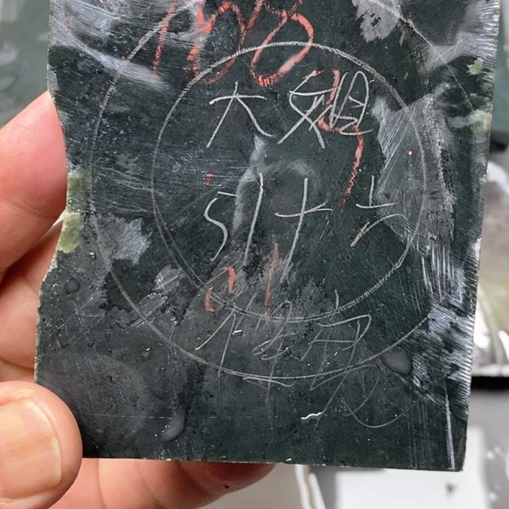 大***爱和田玉（青玉）手镯未镶嵌手镯定制