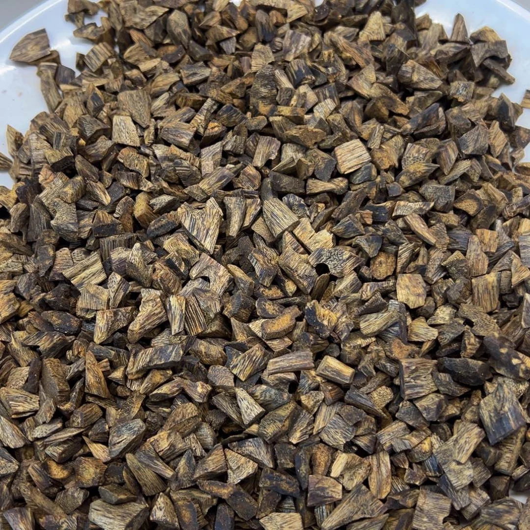 沉香碎屑沉香绿油王米粒碎料100克