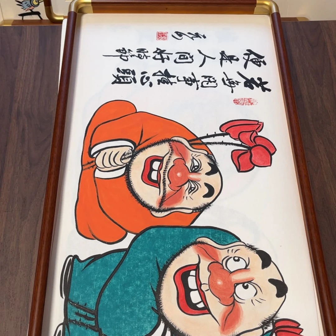 国画纯手绘禅意画作品