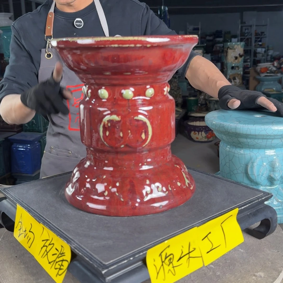 一风堂石湾花盆。微瑕