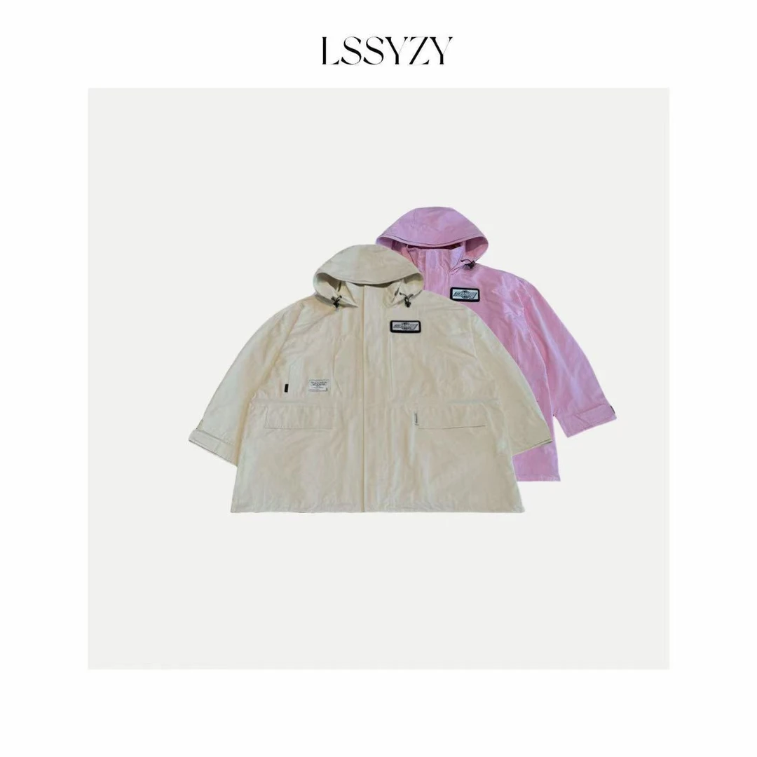 小众设计师款韩版印花带帽外套DY258532#