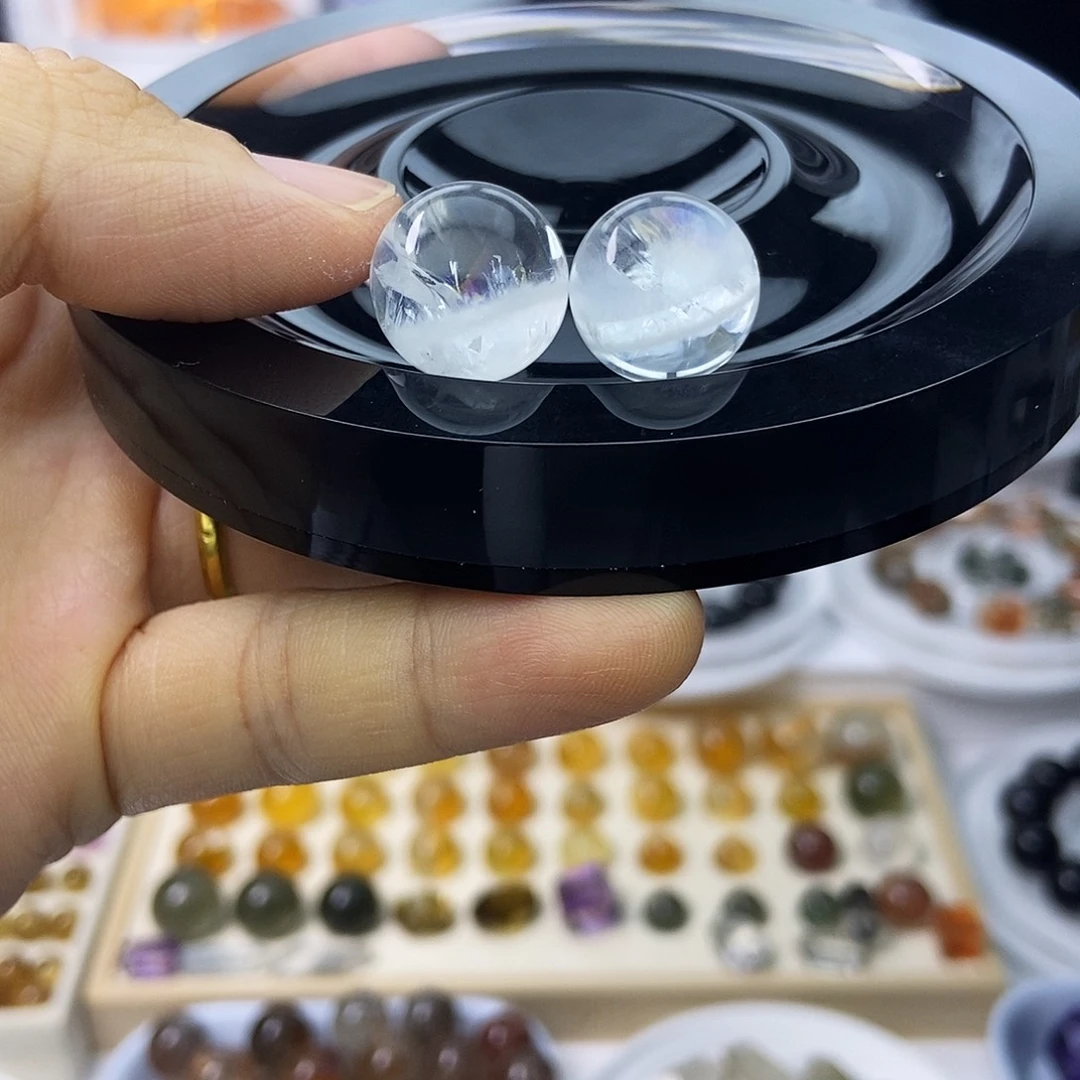 水晶手链未镶嵌加**贝定制打孔不退换