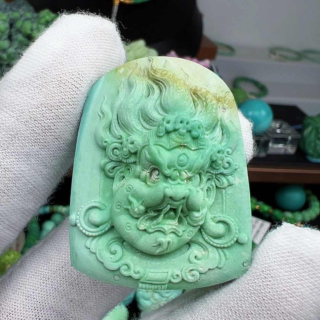 绿松石未镶嵌绿松石主播璐璐