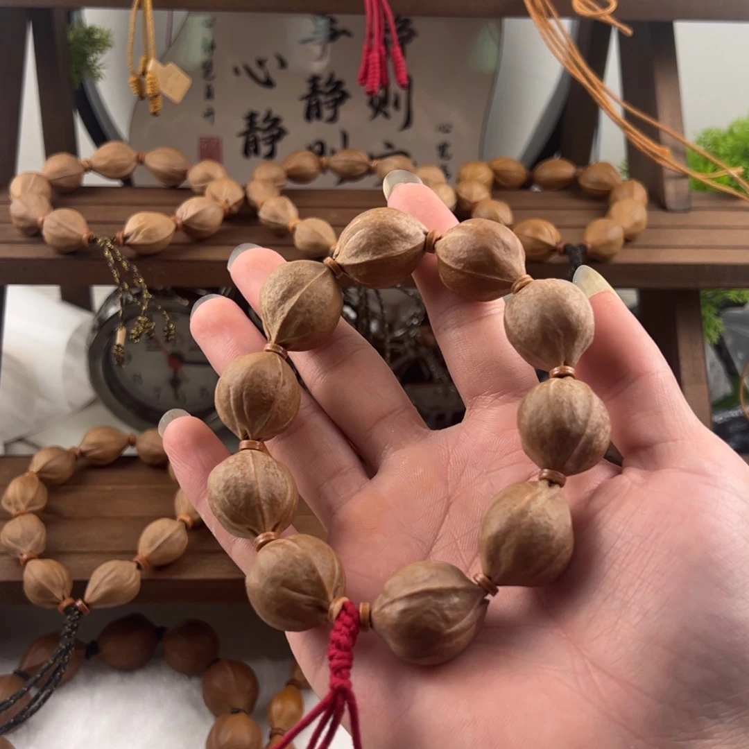 一***象橄榄核手串梅林铁核大尺寸2.2/2.6鲨鱼背