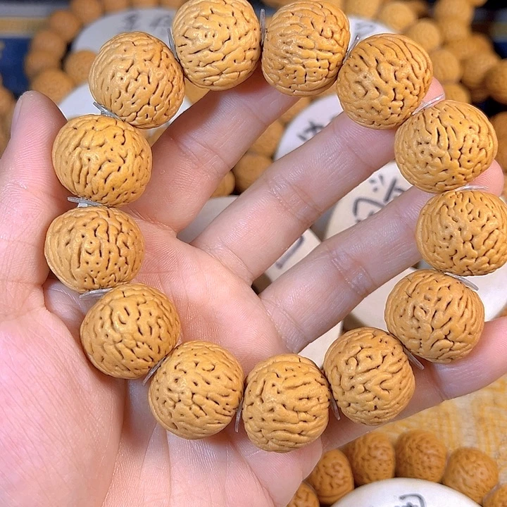 桃核手串22白月光桃核手串