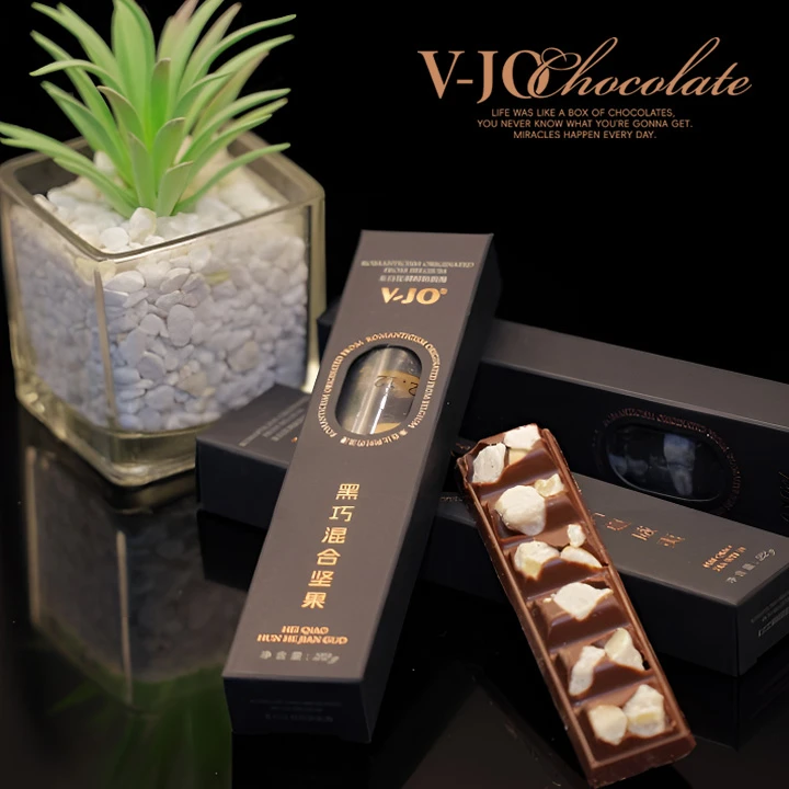 V-JO纯可可脂手工巧克力混合巧克力条
