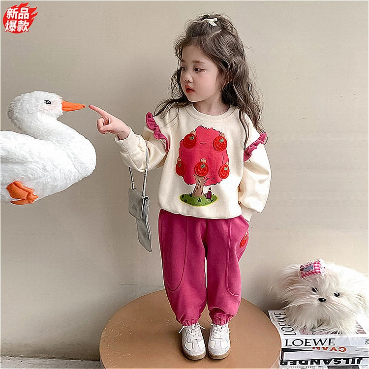 女童时尚童装洋气套装儿童网红爆款2025春秋新款休闲品质童装韩版