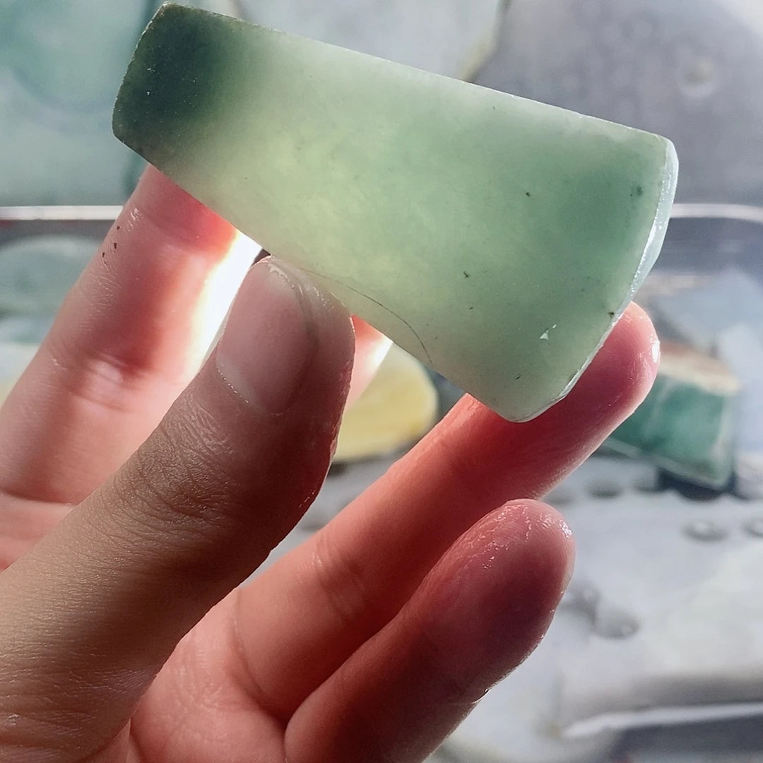 翡翠散珠天然缅甸翡翠a货34