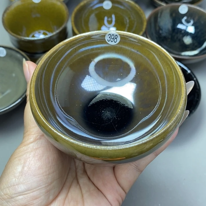 茶盏建窑建盏柴烧主人杯