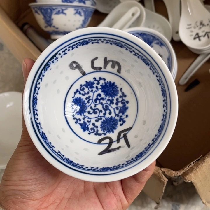 摆件景德镇高温细白瓷餐具