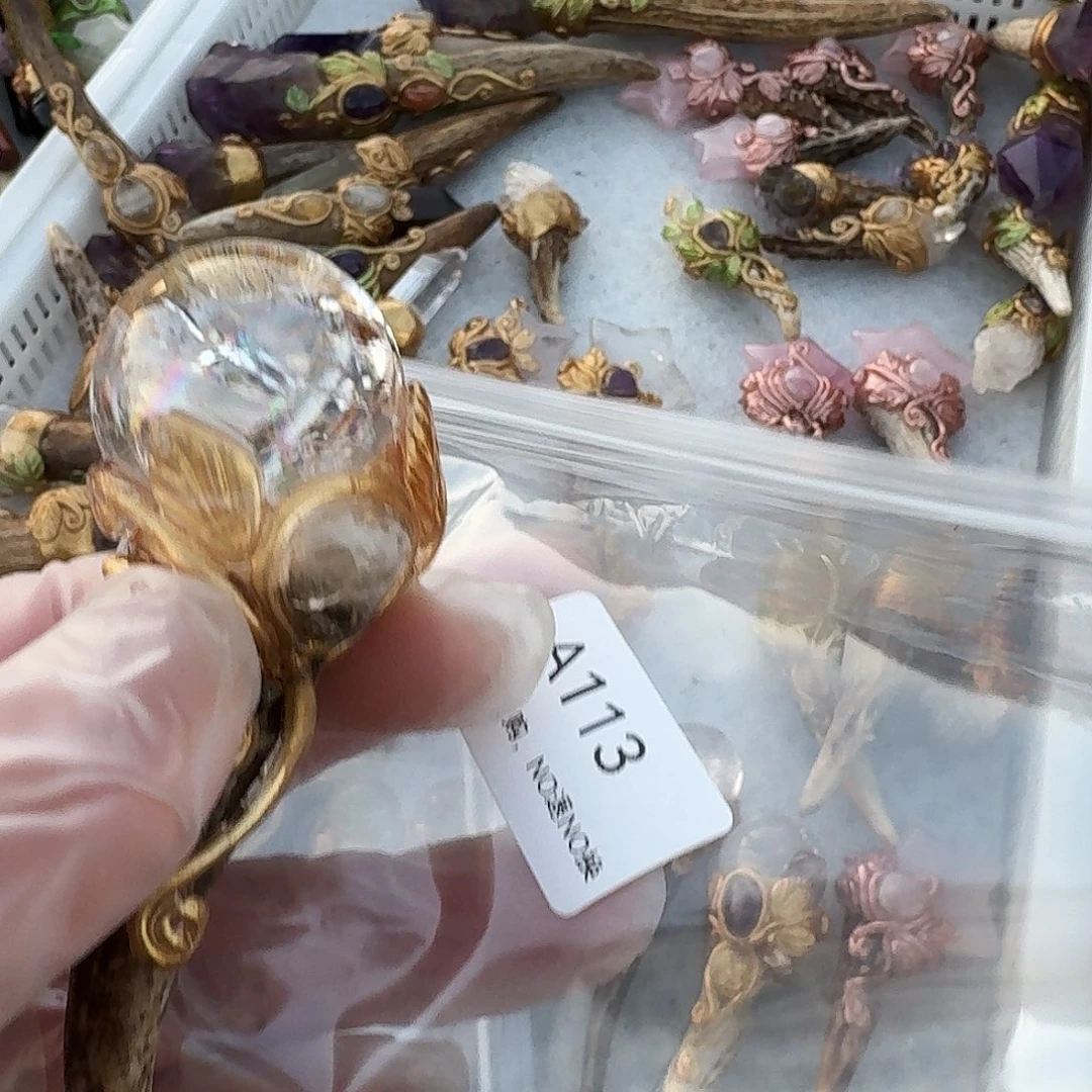 她***。紫晶未镶嵌颈饰113