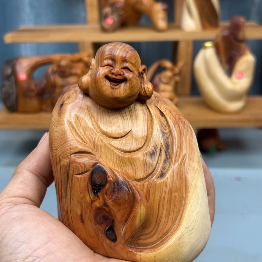 松***哥木崖柏木摆件手把件