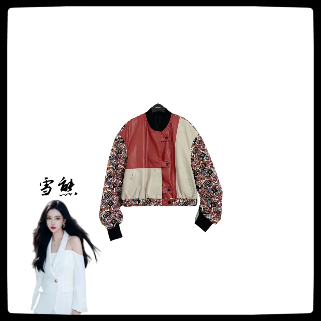 2269女装轻奢时尚配皮外套SXZY-X