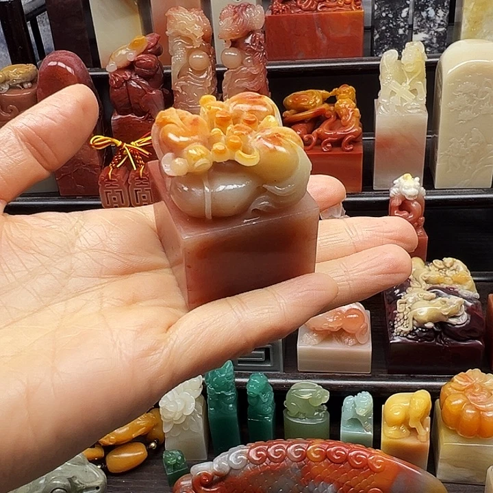 印石寿山石寿山石手工雕刻