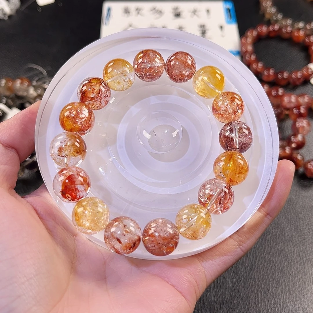 手链水晶未镶嵌看货扣彩锦鲤