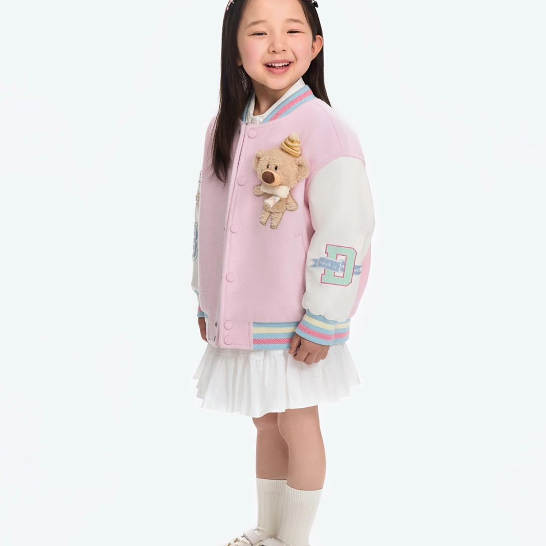 13DE MARZO 2025AW 秋冬 新款 童装 Baby Marzo 系列 撞色棒球服