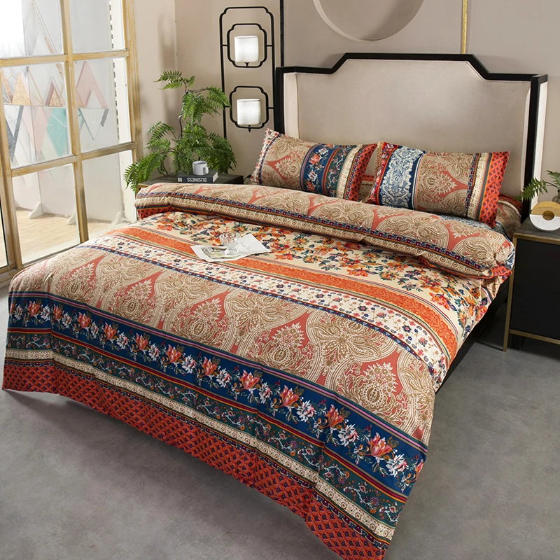 7天试睡！！春季YOUDAMAO/波西米亚民族风双面印花四件套