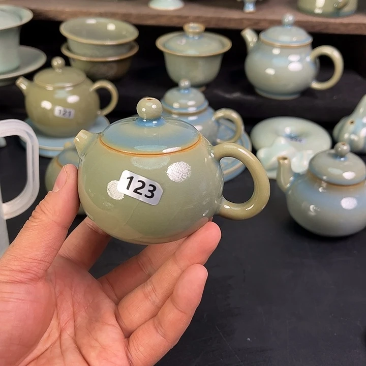 汝瓷微瑕壶承汝州汝瓷微瑕原矿汝州发货