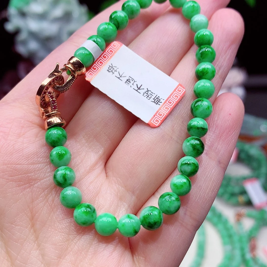 翡翠未镶嵌手链翡翠