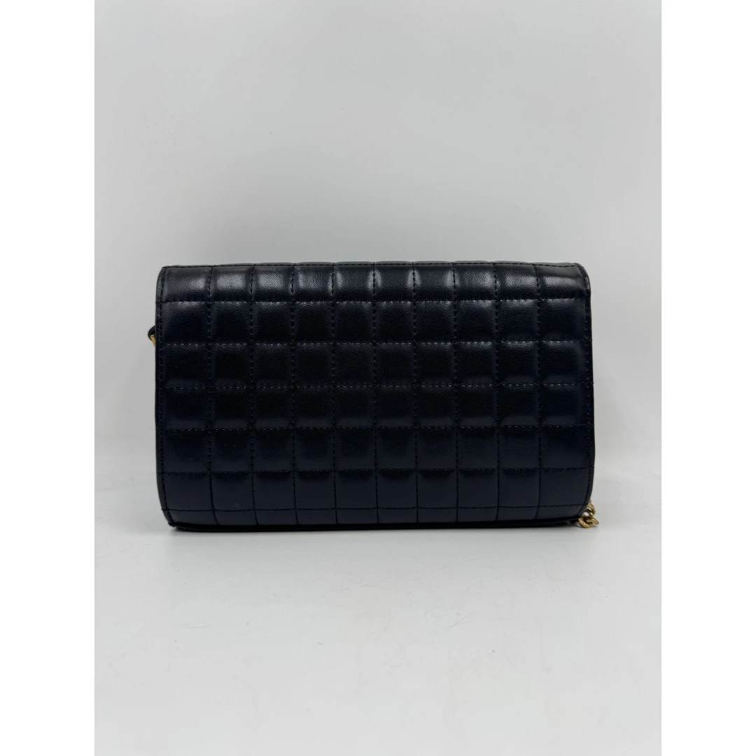 LQ-WITH-QUEEN真皮女包菱格链条0371