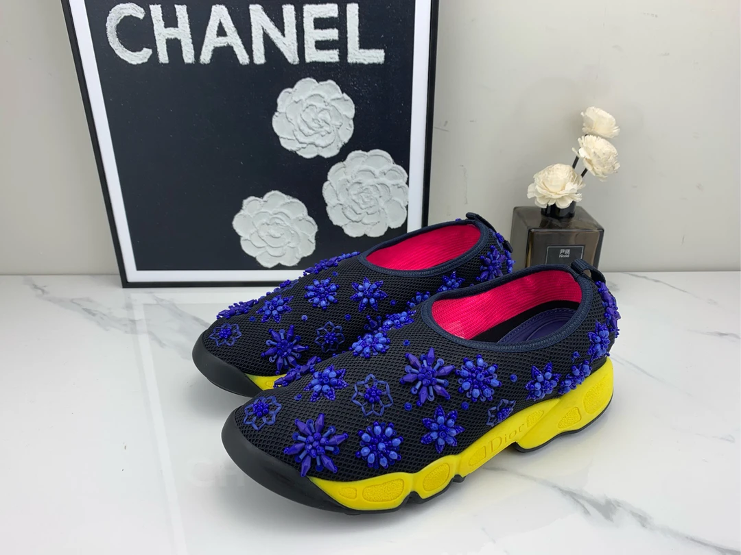 全新未使用 DIOR/迪奥 Dior迪奥 花园鞋 38码全新 /jm00544