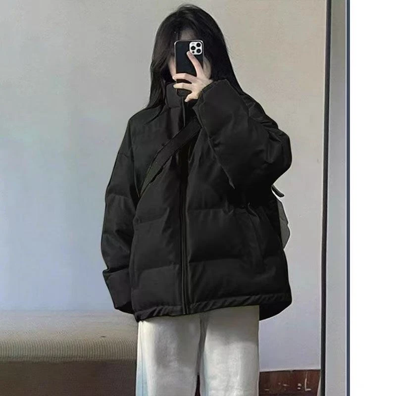 保暖立领棉衣棉服女士宽松服外套冬季面包服【C区】3670 后门角落