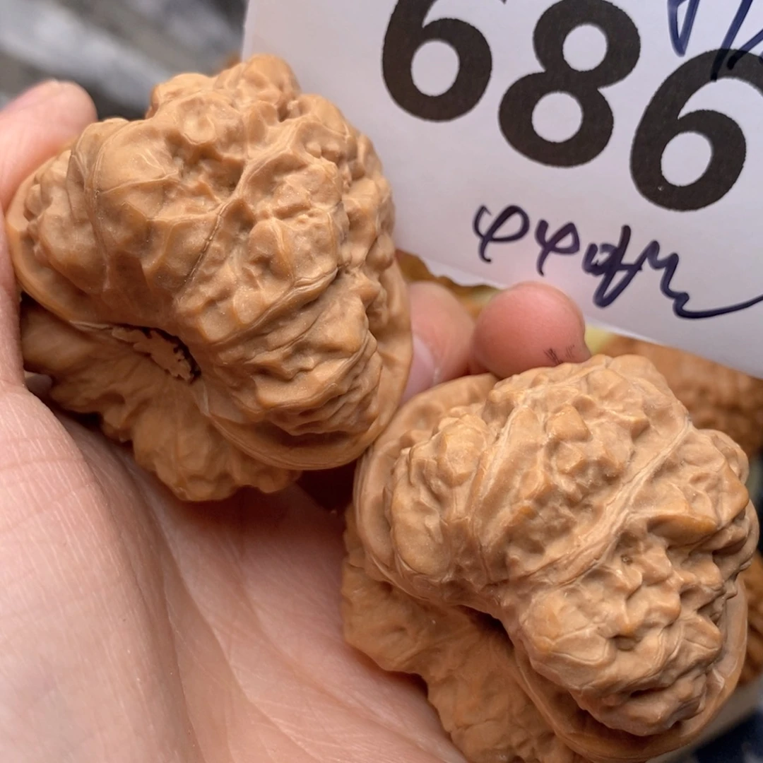 文玩核桃把件686号44蛙