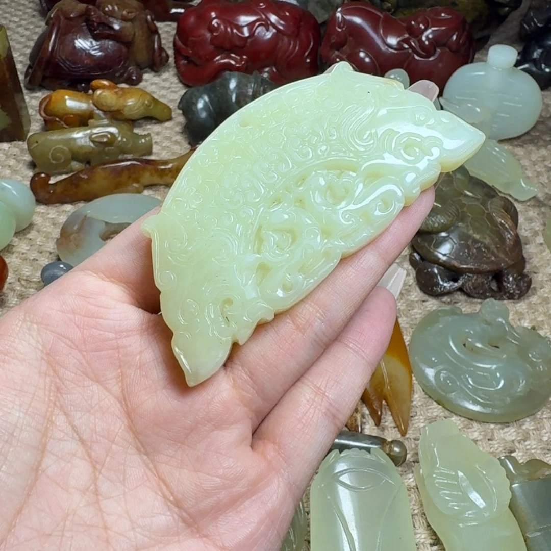 吊坠白玉菩提挂件