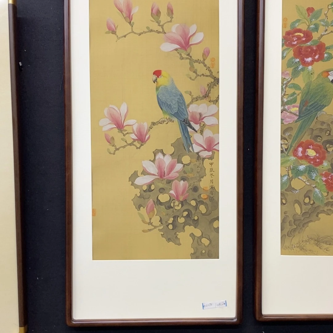国画子*手绘绢本精品花鸟，李道省