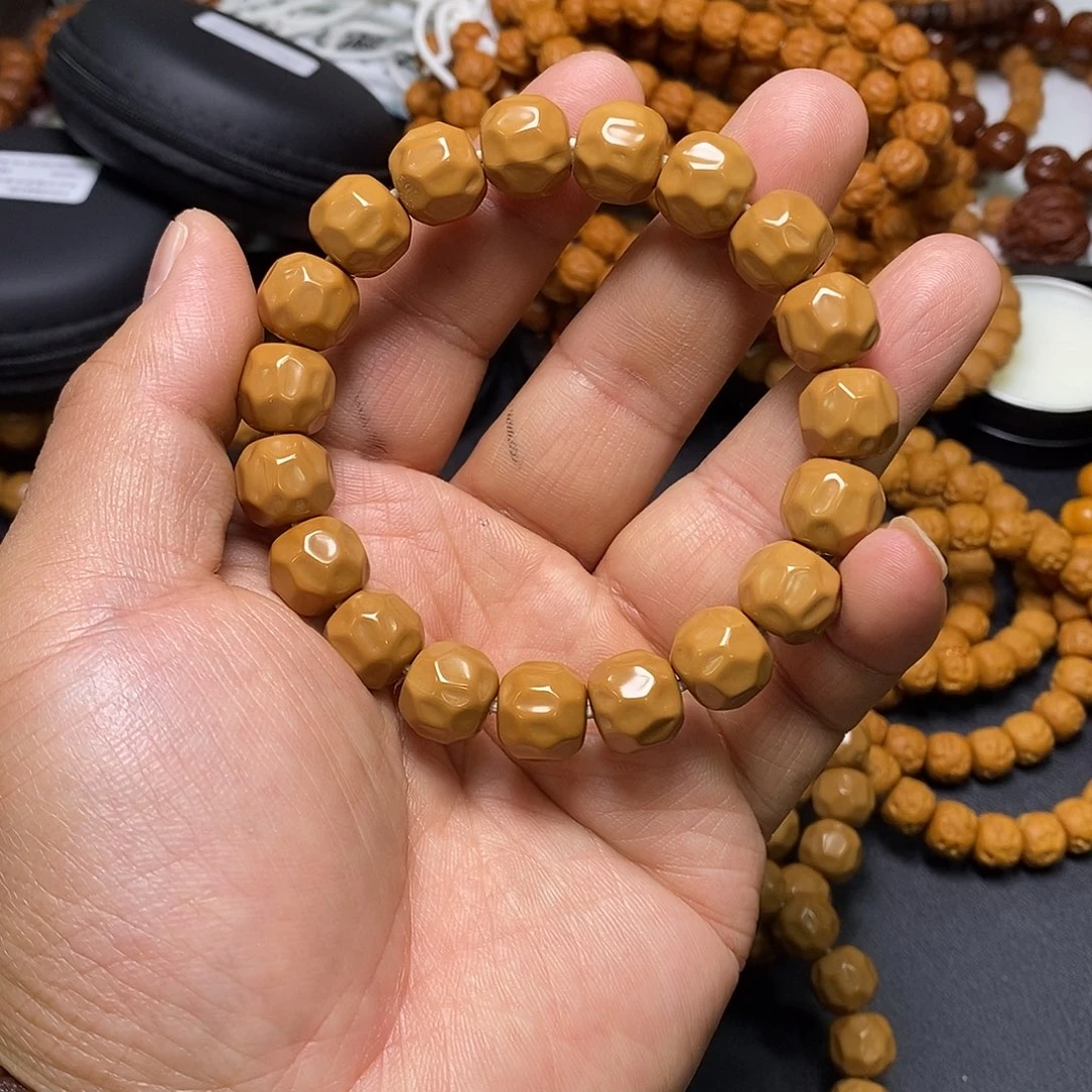 猴头核桃手串黑金无相三标8号