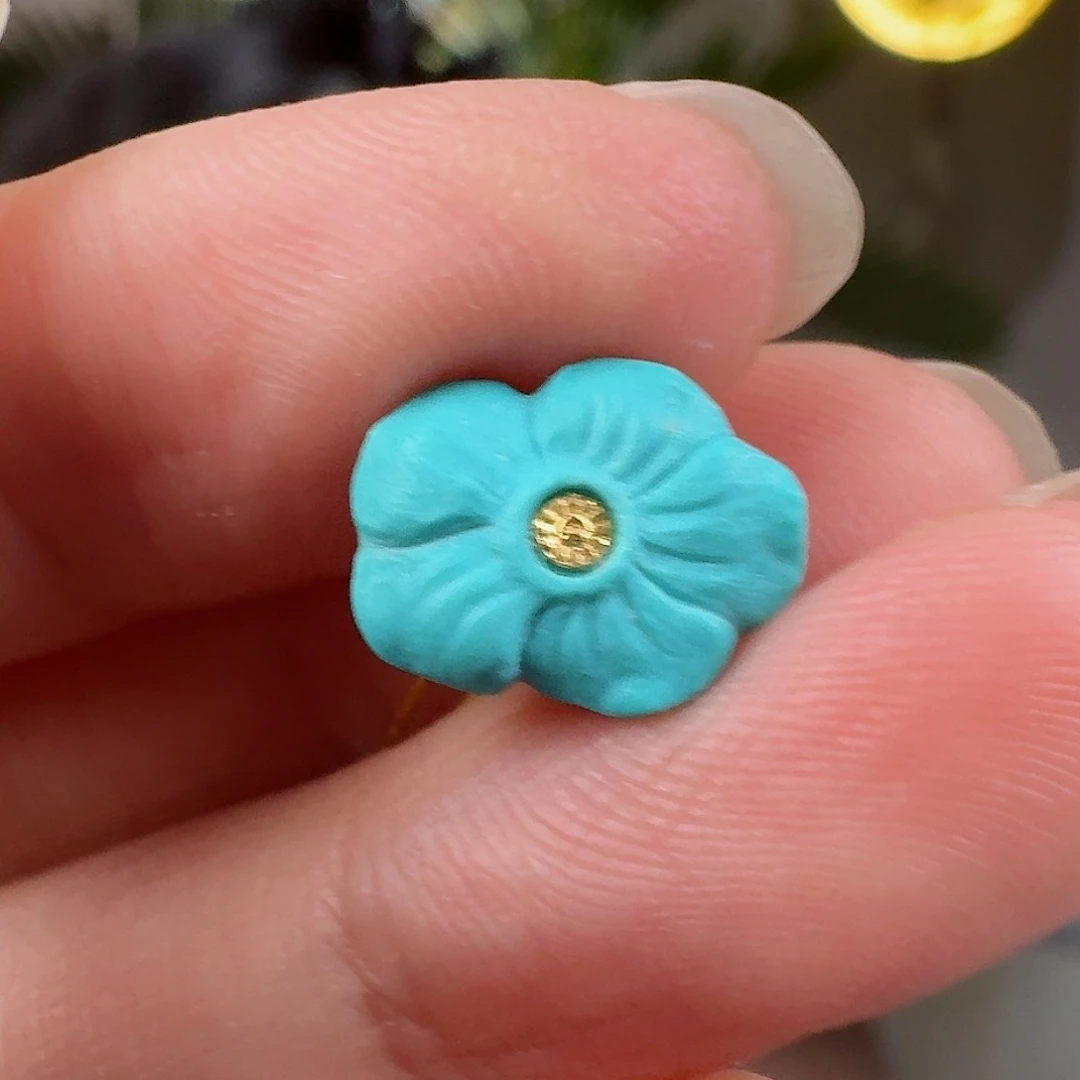 绿松石珠宝奇石未镶嵌