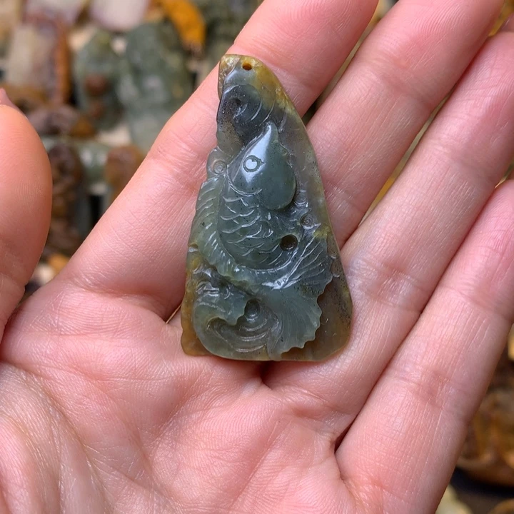 岫岩河磨玉（透闪石质玉）手链未镶嵌