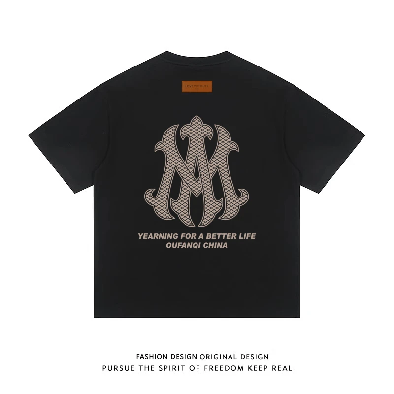 圆领体恤打底衫短袖t恤宽松男女半袖上衣夏季潮UN-DT01-G517