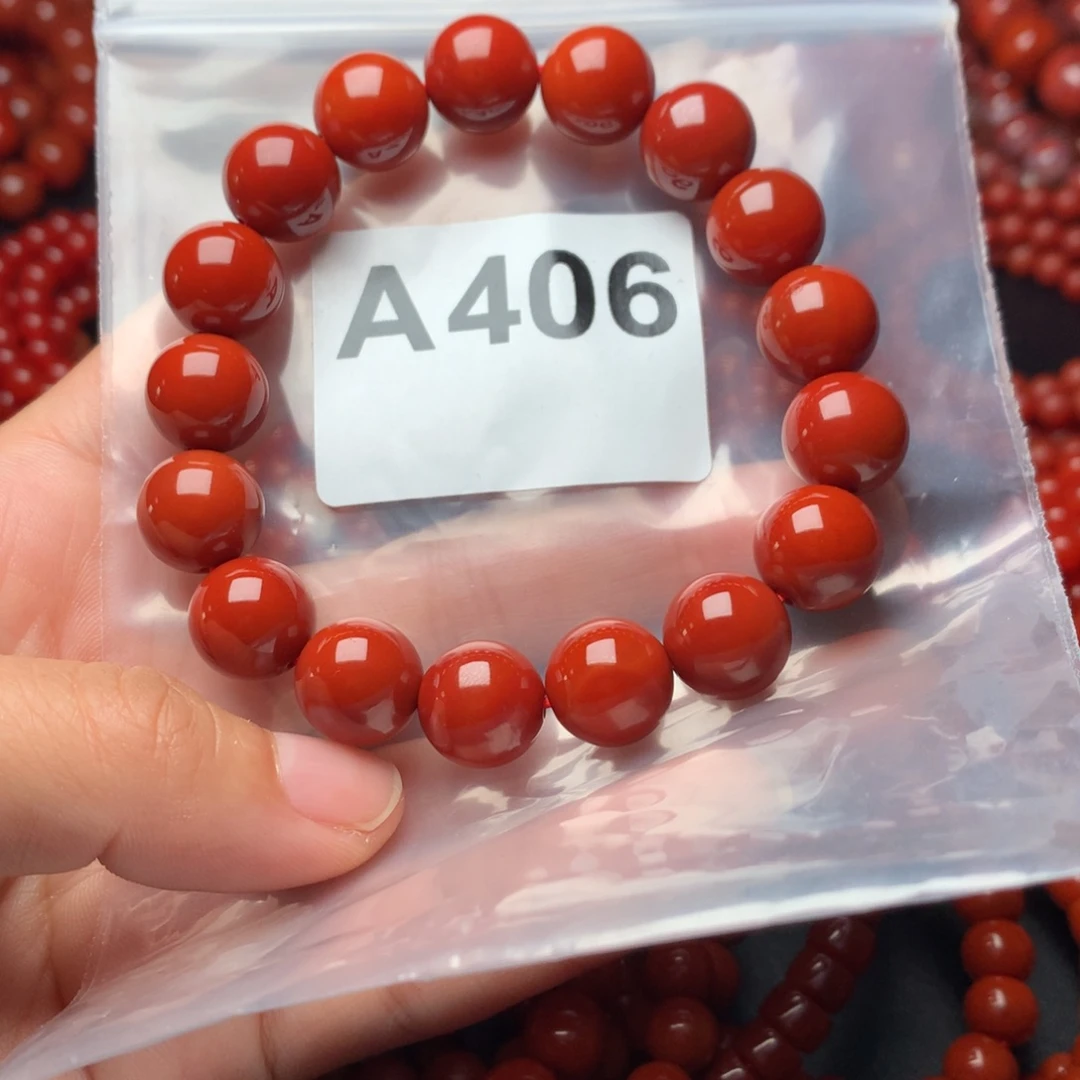 未***。南红玛瑙未镶嵌手链