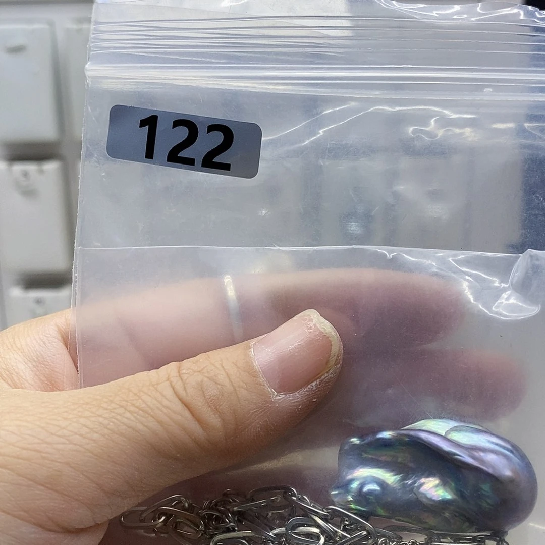 颈饰合金淡水珍珠
