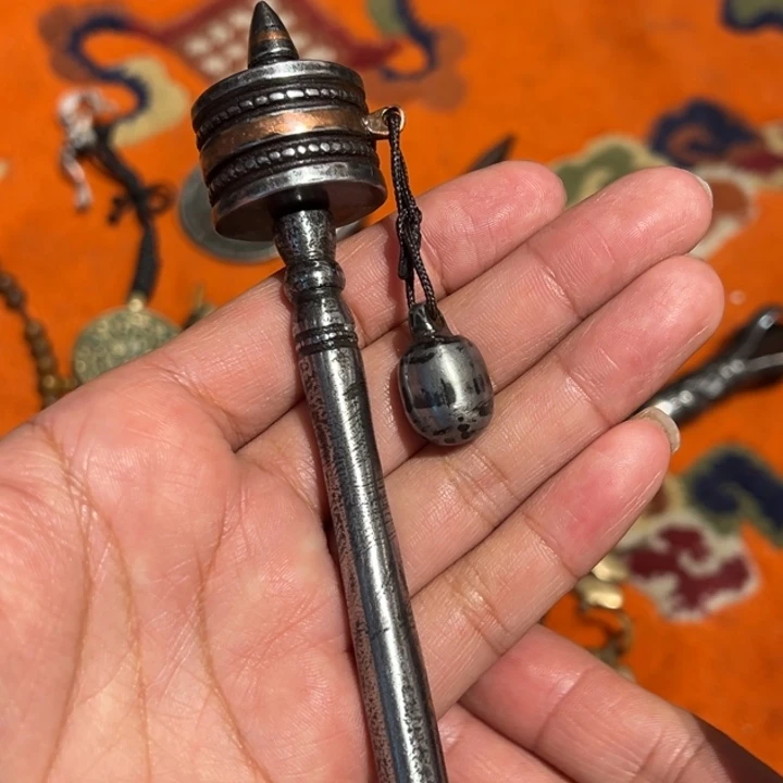 铜星月菩提吊坠项链