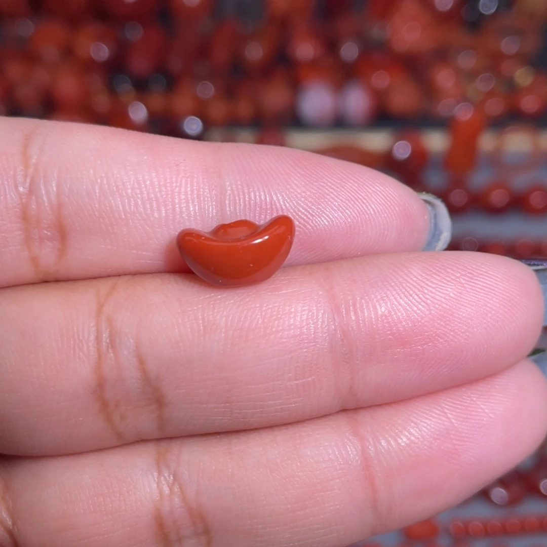 南红玛瑙未镶嵌元宝