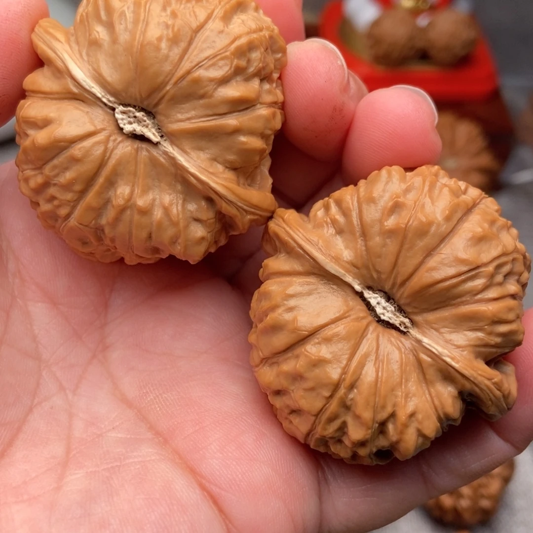 文玩核桃把件45全品绝配南瓜