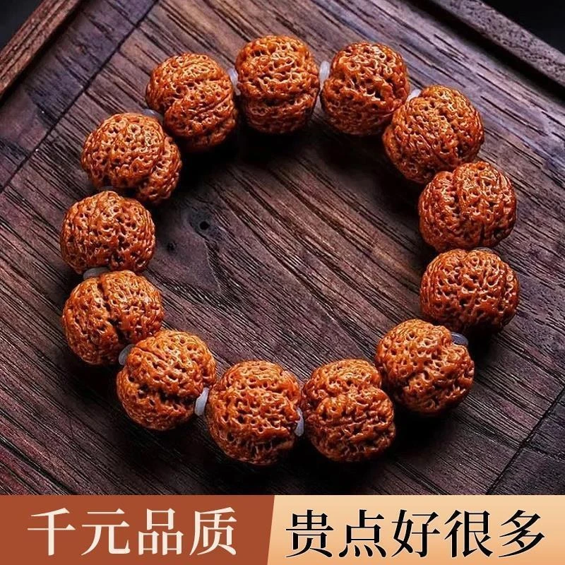 五星蜂王满肉大金刚菩提手串男士文玩天然菩提子手串盘玩佛珠