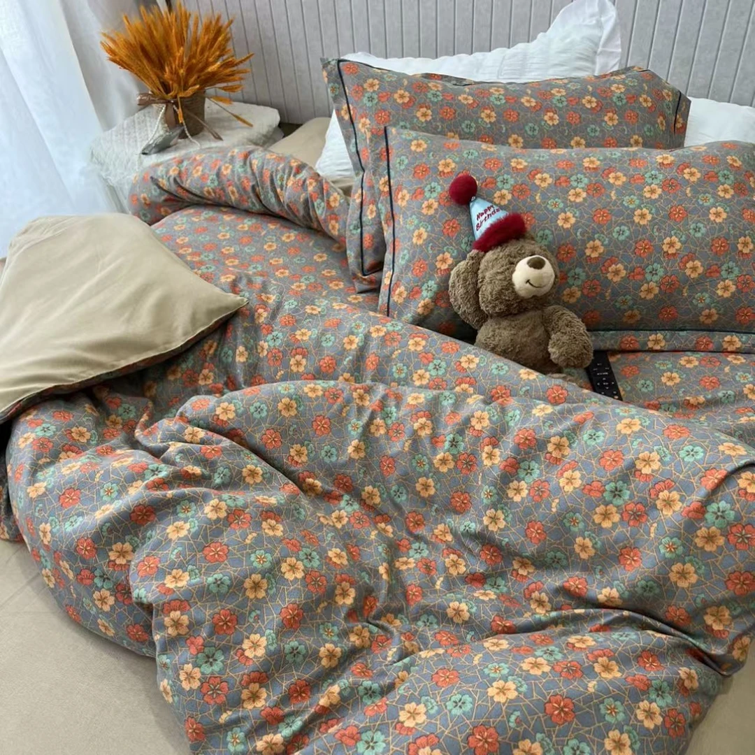 新款单人双人被罩一路生花加厚软糯被罩柔软舒适高级上档次新款