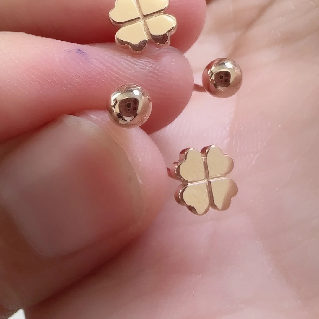 18K金耳饰多样性发货