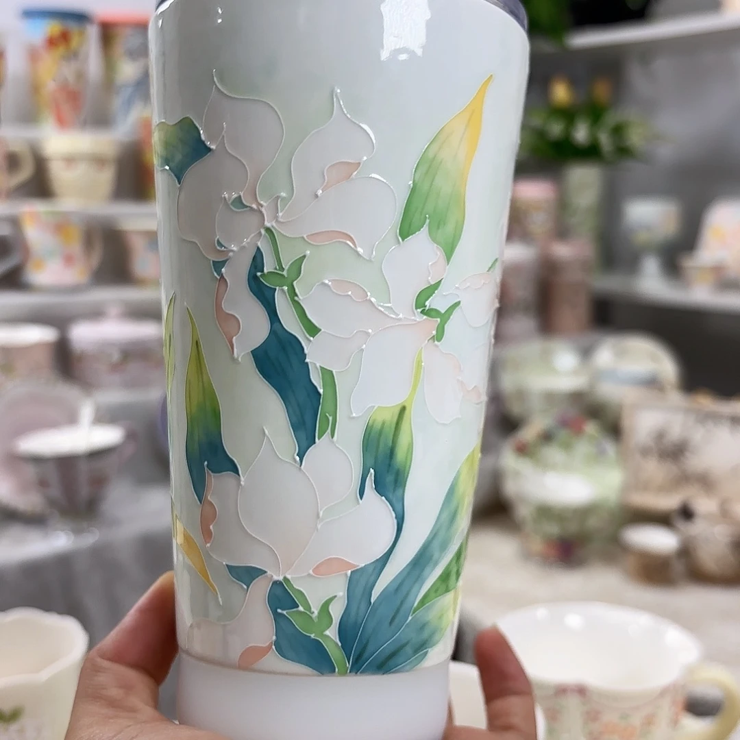 手绘创意高温釉下彩陶瓷