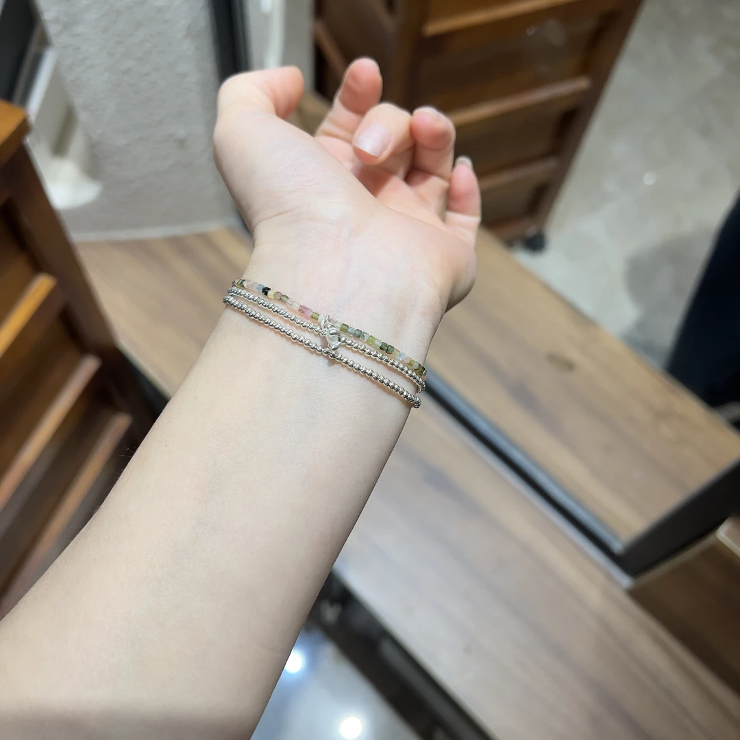 925银手链 阿腾莎银饰 手链  小熊 小众百搭轻奢手链