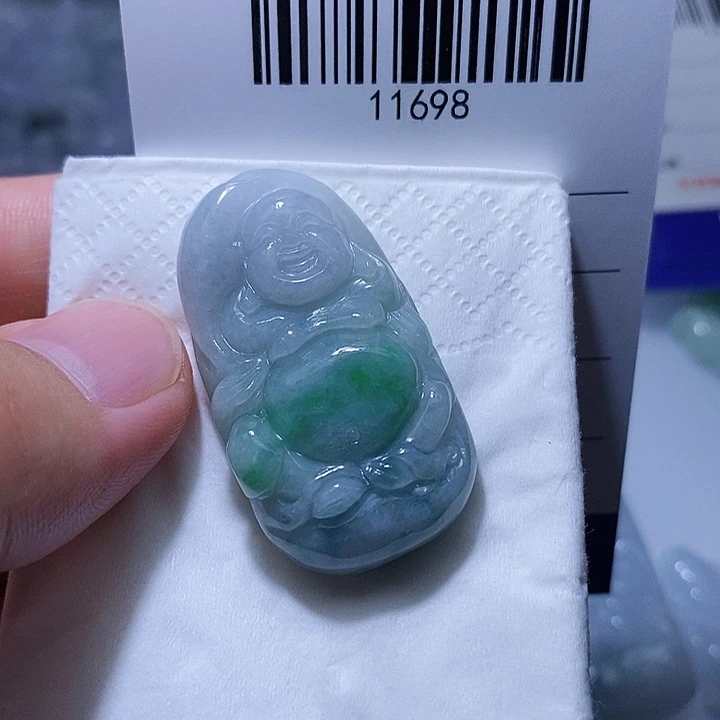 翡翠未镶嵌颈饰天光墟翡翠市场现金代购