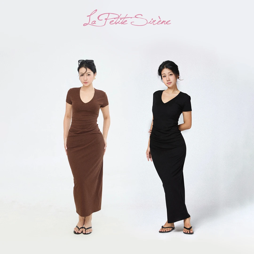 LPS｜【小黑裙1.0】郭卷毛同款显瘦收腰女生韩系ins衣服L31675JM51