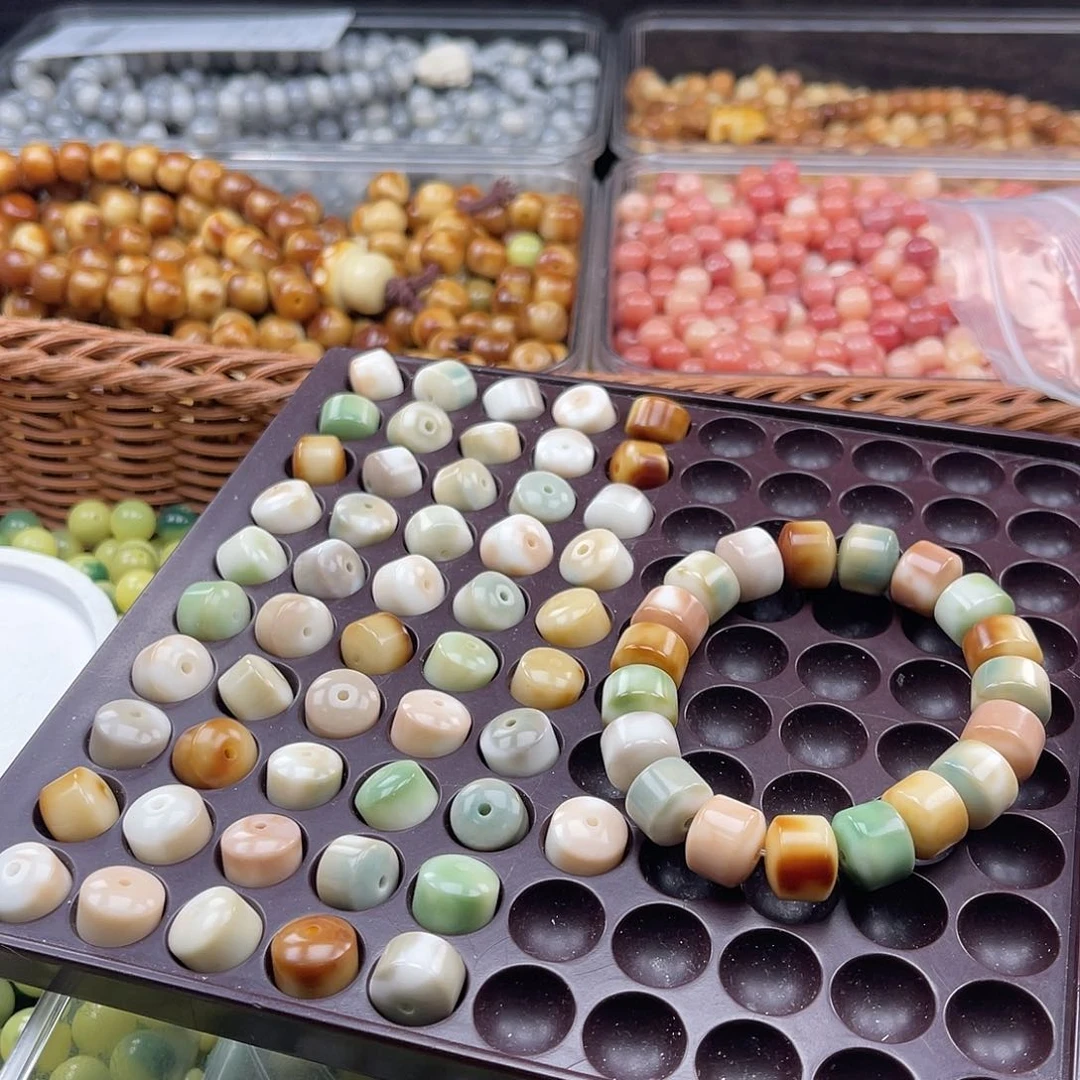 白玉菩提吊坠大****店a锅底13mm/70颗