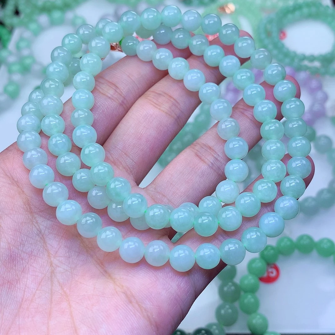 翡翠未镶嵌毛衣链